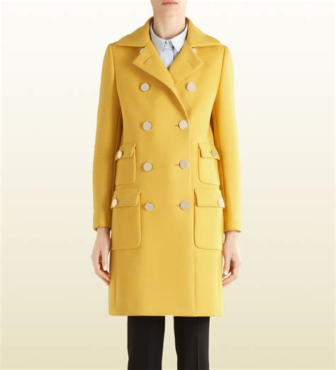 gucci coat yellow|Gucci coats outerwear.